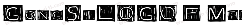 GongSiLOGO F Medium字体转换